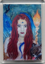 Art Fridge Magnet - The Sorceress of Wisdom