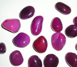 Agate - Pink Tumbled Stones